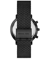 Michael Kors Men's Blake Multifunction Black Ip Mesh Watch, 42mm