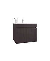 Tarentum Bathroom Vanity, 2 Doors, Shelves, White