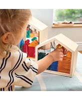 Kaplan Early Learning Nesting House Mirror Set