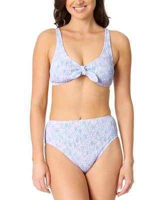Salt Cove Juniors Smocked High Waist Swim Bottoms Macys Salt Tie Front Bikini Top Exclusively At Macys