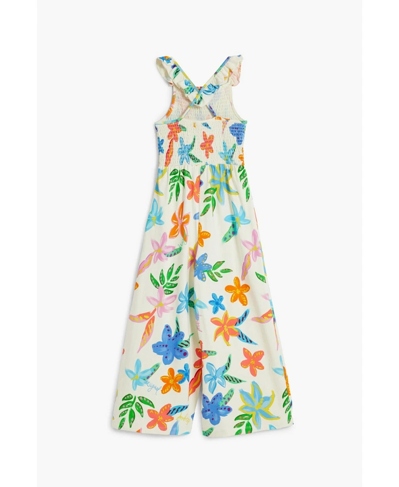 Desigual Girls Girls's Floral print jumpsuit
