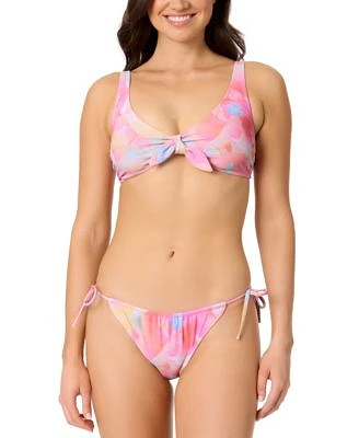Salt Cove Juniors Sunset Palms Bikini Bottoms Macys Salt Tie Front Bikini Top Exclusively At Macys