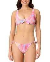 Salt Cove Juniors Sunset Palms Bikini Bottoms Macys Salt Tie Front Bikini Top Exclusively At Macys