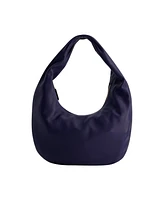 Fred Segal Rounded Soft Hobo Bag Smooth Nappa Leather
