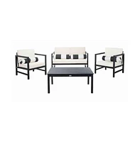 Montez 4 Pc Outdoor Set With Accent Pillows