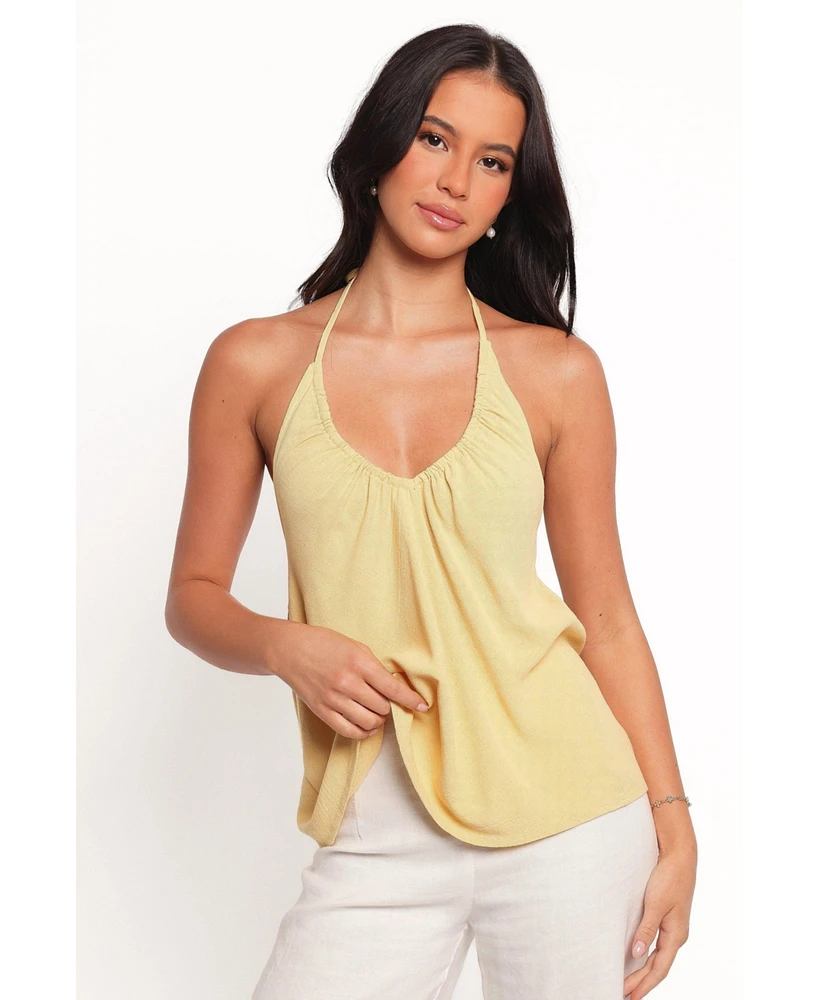 Petal and Pup Women's Theodora Halterneck Top