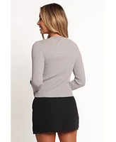 Petal and Pup Women's Searie Ribbed Cardigan Top