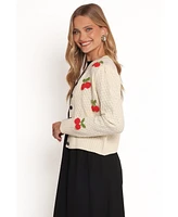 Petal and Pup Women's Trudie Cherry Cardigan