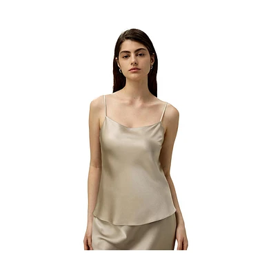 Lilysilk Women's Double-Faced Silk Charmeuse Camisole