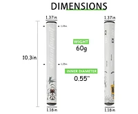 Wosofe Golf Putter Grip Lightweight and Comfortable Advanced Texture Control and High-feedback Golf Putter Grip Stroke Enhancement Soft & Tacky Superi