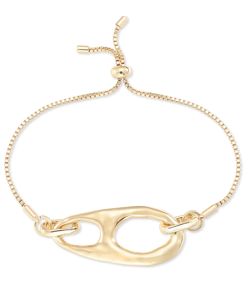 Style & Co Hammered Sculptural Slider Bracelet, Exclusively at Macy's