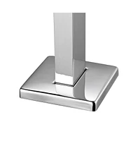 Aquaterior Shower Faucet Set Wall Mount Concealed Mixer Valve Rain Shower Chrome