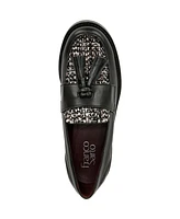 Franco Sarto Women's Lucia Round Toe Low Profile Tassel Loafers