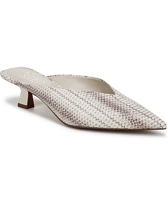 Franco Sarto Women's Jayda Pointed Toe Kitten Heel Mules