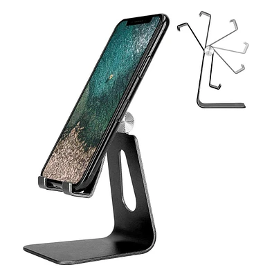 Adjustable Cell Phone Stand for Desk Cradle, Dock, Holder Compatible with iPhone 15 14 13 12 11 Pro Max Xs Xr 8 X 7 6 6S Plus Se 5 5S 5C