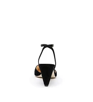 Alterre Women's Black Suede Marilyn Customizable Mules
