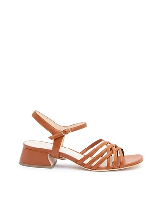 Alterre Women's Cognac Jackie Customizable Bell Sandals