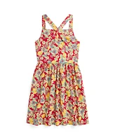 Polo Ralph Lauren Big Girls Lemon-Floral Slub Dress