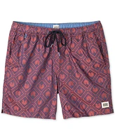 Scotch & Soda Men's Diamond-Pattern Swim Trunks