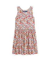 Polo Ralph Lauren Toddler and Little Girls Riviera-Print Jersey Dress