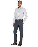 Men's Recycled Slim Fit Gingham 4-Way Stretch Performance Dress Shirt