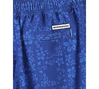 Scotch & Soda Men's Floral Maze Drawstring Swim Trunks