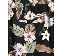 Scotch & Soda Men's Nostalgia Floral-Print Drawstring Swim Trunks