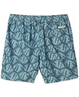 Scotch & Soda Men's Low Tide Fish-Print Swim Trunks