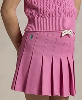 Polo Ralph Lauren Toddler and Little Girls Pleated Stretch Mesh Skort