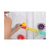 Sperric Toddler Interactive Bathtub Slide Set with Rubber Ducks and Ball – Bath Toys, Puzzle Slide Bath Toy for Kids, Fun Water Slide Bath Toy