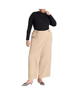 Eloquii Plus Wrap Over Trouser