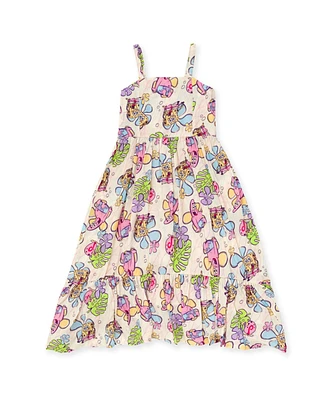 SpongeBob SquarePants Girls Square Neck Smocked Cami Maxi Dress