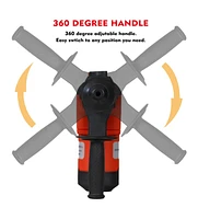 Rotary Hammer 1100W(Red + Black) 1-1/2" Sds Plus Rotary Hammer Drill 3 Functions