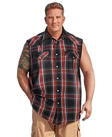 KingSize Big & Tall Western Snap Front Muscle Shirt