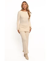 Petal and Pup Women's Fleur Ribbed Knit Top