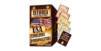Quokka Usa History & Personality Board Card Game - Istoria 500 Trivia Cards - Educational Games for Adults