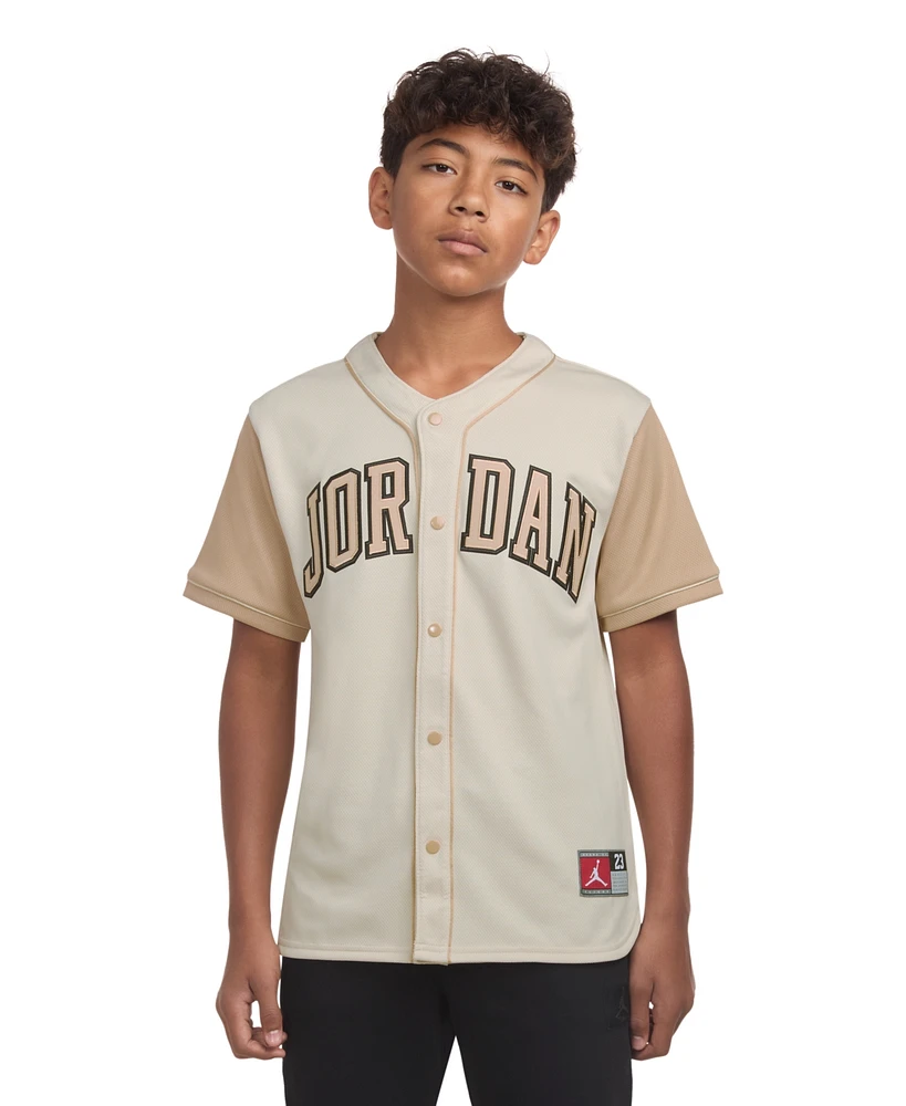 Jordan Big Boys Baseball Jersey T-Shirt