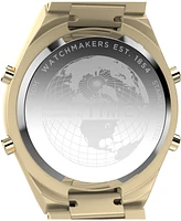 Timex Men's Quartz Digital Gold-Tone Stainless Steel Watch, 39mm