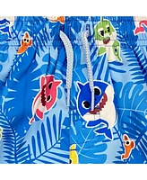 Baby Shark Little Boys Pinkfong Shark Swim Trunks Bathing Suit