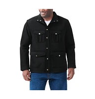 KingSize Tall Sweater Fleece Multi-Pocket Jacket