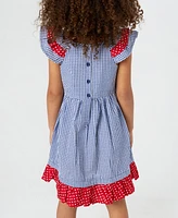 Rare Editions Toddler and Little Girls Lady Bug Seersucker Dress