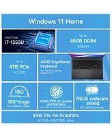 Asus Vivobook 16 16" Daily Traditional Laptop Intel Core i7 1355U 16GB Ram Intel Iris Xe Graphics 1TB Ssd Storage Windows 11 Home Fhd+ 60Hz - Black