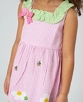 Rare Editions Toddler and Little Girls Daisy Seersucker Dress