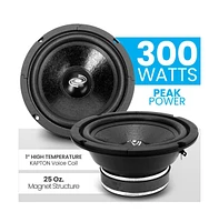Pyle 6.5" High-Power Midrange Speaker Driver - PDMR6