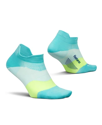 Feetures Men's Elite Ultra Light Cushion Ankle Socks - Sport Sock with Targeted Compression