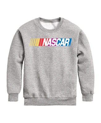 Hybrid Big Boys Nascar Logo Graphic Crew Fleece Sweatshirt