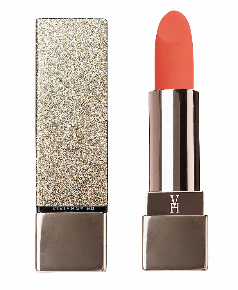 Vivienne Hu Goldsand Long Lasting Creamy Satin and Soft Matte Lipstick, 0.15 oz