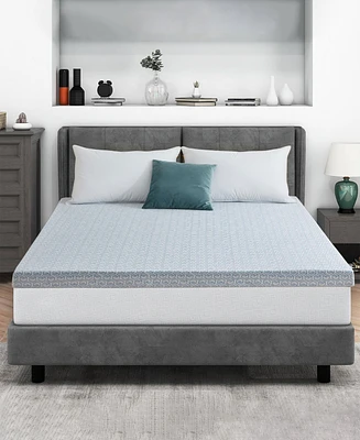 Unikome Ultra Soft Memory Foam Mattress Down Alternative Mattress Topper
