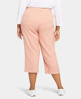 Nydj Plus Linen-Blend Stretch Utility Pants