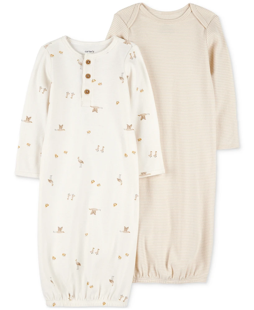 Carter's Baby 2-Pk. Cotton Sleeper Gowns